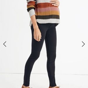 Maternity Over-the-Belly Skinny Jeans in Lunar Wash: TENCEL™ Denim Edition Sz 25